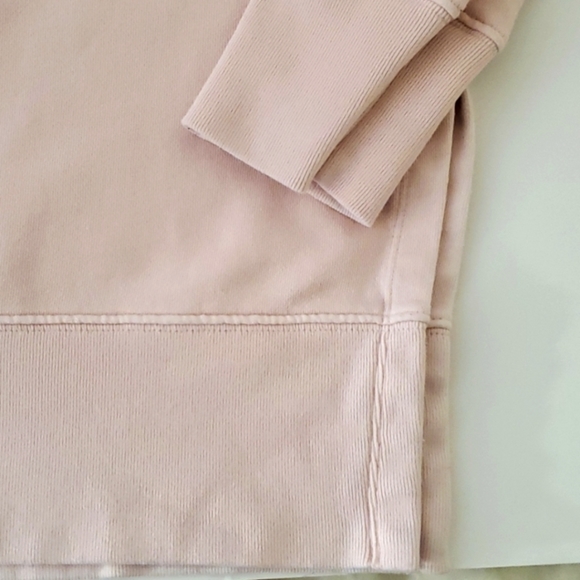 Gap pastel pink crewneck tunic length oversized sweatet - Picture 4 of 4
